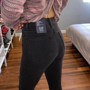 Grey washed skinny jeans